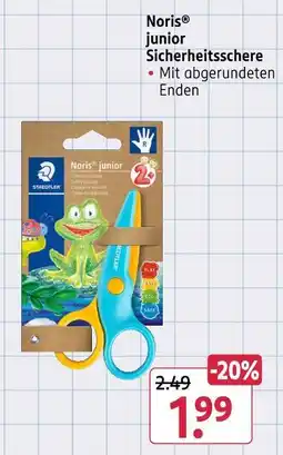 Rossmann Staedtler noris junior sicherheitsschere Angebot
