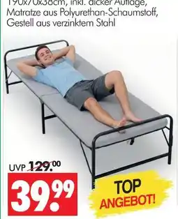 Wreesmann Premium-faltbett Angebot