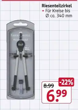 Rossmann Faber-castell riesenteilzirkel Angebot