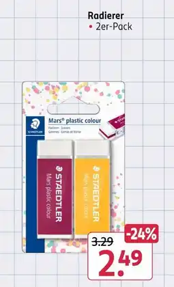 Rossmann Staedtler radierer Angebot