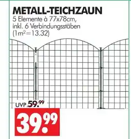 Wreesmann Metall-teichazaun Angebot