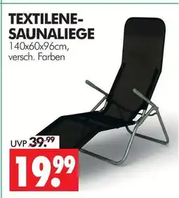 Wreesmann Textilene-saunaliege Angebot