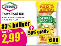 Norma STEINHAUS Tortelloni XXL Angebot