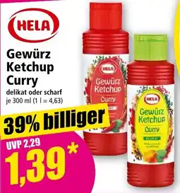 Norma HELA Gewürz Ketchup Curry Angebot