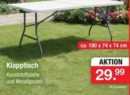 Zimmermann Klapptisch Angebot