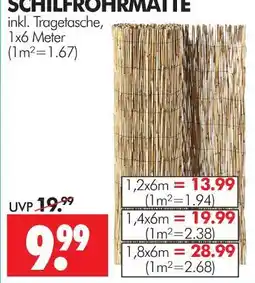Wreesmann Schilfrohrmatte Angebot
