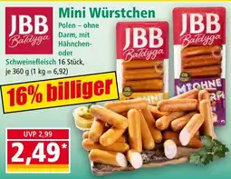 Norma JBB Mini Würstchen Angebot