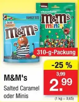Zimmermann M&M's Salted Caramel oder Minis Angebot