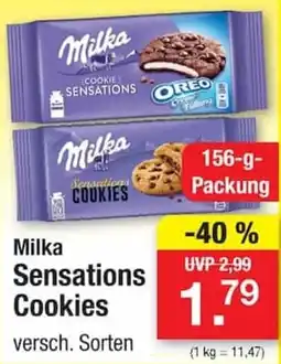 Zimmermann Milka Sensations Cookies Angebot