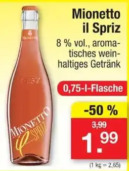 Zimmermann Mionetto il Spritz Angebot