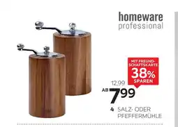 XXXLutz Homeware professional homeware professional salz- oder pfeffermühle ca. 6 cm ø Angebot