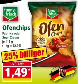 Norma funny-frisch Ofen Chips Angebot