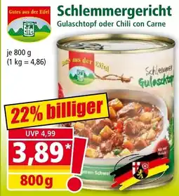 Norma Schlemmergericht Gulaschtopf oder Chili con Carne Angebot