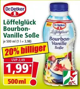 Norma Dr.Oetker Löffelglück Bourbon-Vanille Soße Angebot