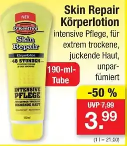 Zimmermann O'Keeffe's Skin Repair Körperlotion Angebot