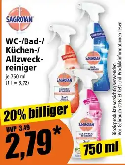 Norma SAGROTAN WC-/Bad-/Küchen-/Allzweck-reiniger Angebot
