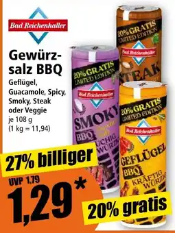 Norma Bad Reichenhaller Gewürzsalz BBQ Angebot