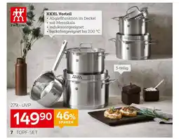 XXXLutz Zwilling topf-set „true flow“ Angebot