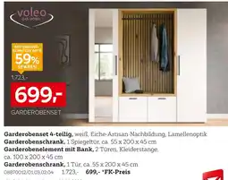 XXXLutz Voleo garderobenset 4-teilig Angebot