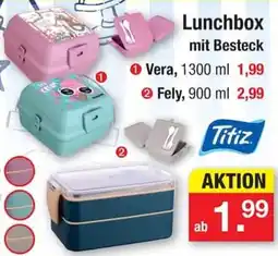 Zimmermann Lunchbox mit Besteck Titiz Angebot