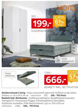 XXXLutz Xora kleiderschrank 2-türig Angebot