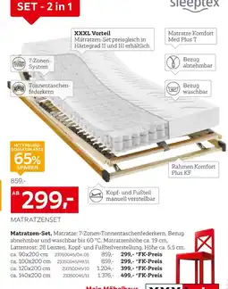XXXLutz Sleeptex matratzenset Angebot