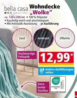 Norma bella casa Wohndecke "Wolke" Angebot