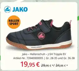 Siemes Schuhcenter Jako hallenschuh Angebot