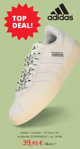 Siemes Schuhcenter Adidas sneaker – vl court 3.0 Angebot