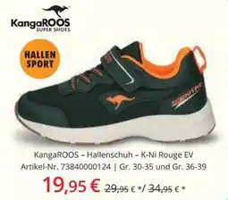 Siemes Schuhcenter KangaROOS - Hallenschuh - K-Ni Rouge EV Angebot