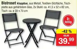 Zimmermann Bistroset klappbar Angebot