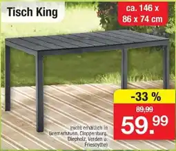 Zimmermann Tisch King Angebot