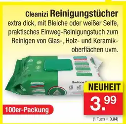 Zimmermann Cleanizi reinigungstücher mit bleiche Angebot