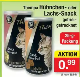 Zimmermann Thempa hühnchen- oder lachs-snack Angebot