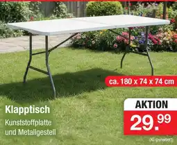Zimmermann Klapptisch Angebot