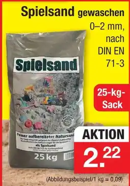Zimmermann Spielsand Angebot