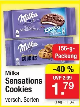 Zimmermann Milka sensations cookies Angebot