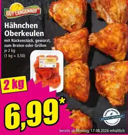 Norma Hähnchen Oberkeulen Angebot