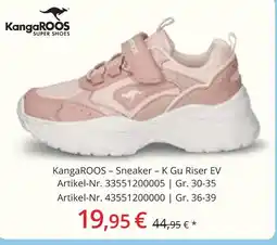 Siemes Schuhcenter Kangaroos sneaker – k gu riser ev Angebot