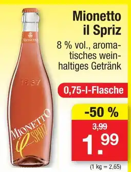 Zimmermann Mionetto il spriz Angebot