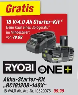 toom Baumarkt Ryobi akku-starter-kit rc18120b-140x Angebot