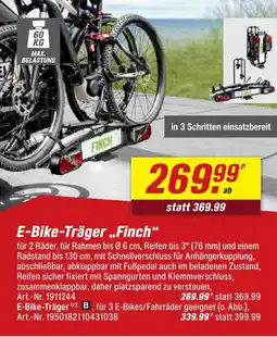toom Baumarkt E-bike-träger „finch“ Angebot