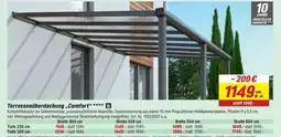 toom Baumarkt Terrassenüberdachung comfort Angebot