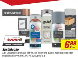 toom Baumarkt Toom sprühlacke Angebot