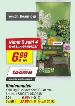 toom Baumarkt Toom rindenmulch Angebot
