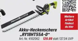toom Baumarkt Akku-heckenschere ry18ht55a-0 Angebot