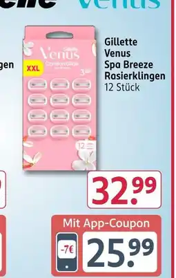 Rossmann Gillette venus spa breeze rasierklingen Angebot