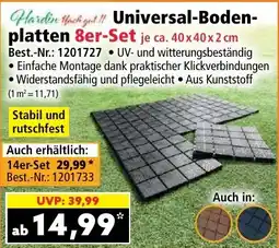 Norma Universal-Bodenplatten Angebot