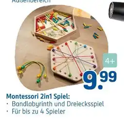 Rossmann Montessori 2in1 spiel Angebot