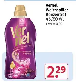 Rossmann Vernel weichspüler konzentrat Angebot